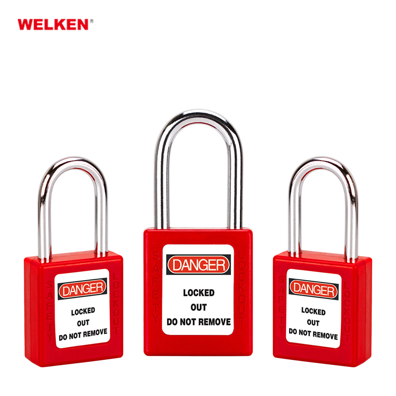 master key padlock abs lockout padlock 38mm 76mm shackle safety security padlock KD KA