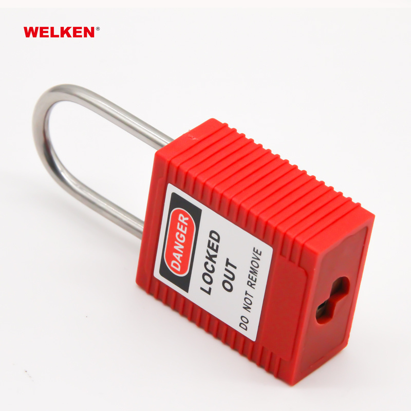 Factory Price 38mm 304 stainless steel shackle safety padlock keyed alike security lockout tagout