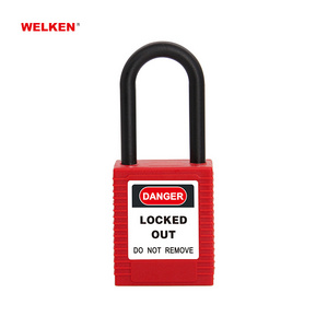 lock locks 38mm 76mm nylon shackle 16 colors Insulation Safety Security Padlock Industrial Lockout Tagout LOTO