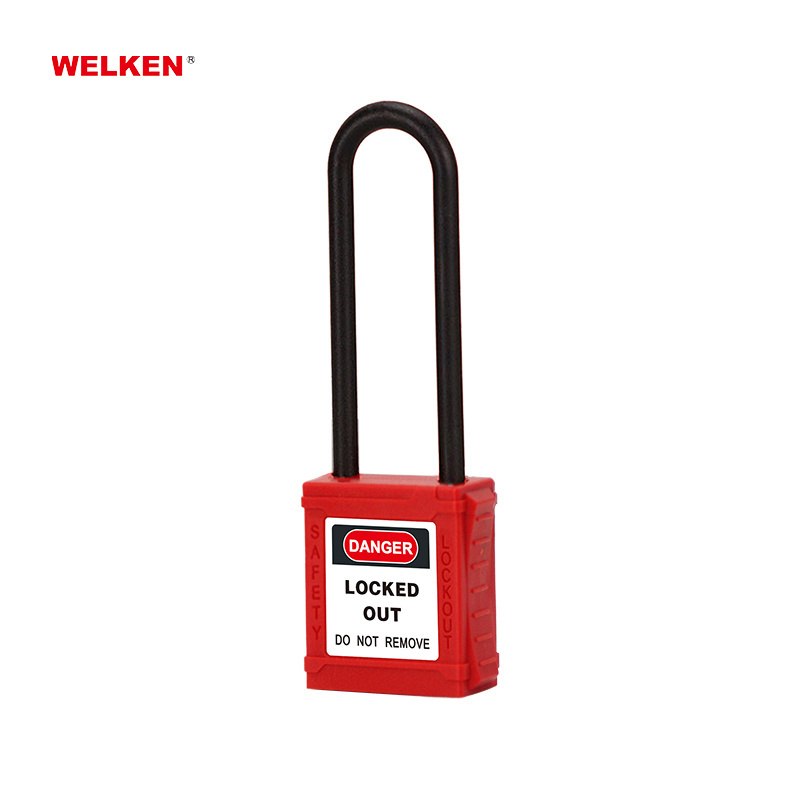 76mm nylon shackle Insulation Safety Padlock lock locks lockout padlocks padlock manufacturing Industrial Lockout Tagout LOTO