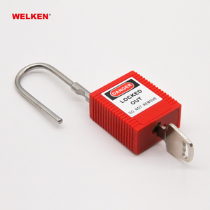 Factory Price 38mm 304 stainless steel shackle safety padlock keyed alike security lockout tagout