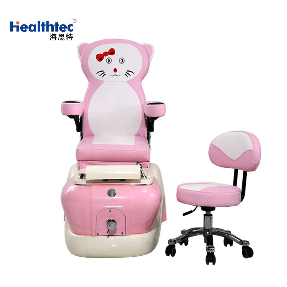 Modern Salon Furniture Pink Cartoon Creative Design with Multi functional Foot Massage pedicure chair