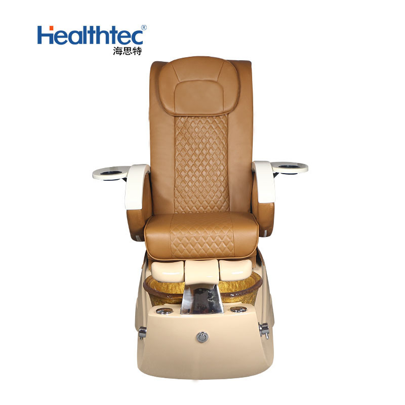 Yellow pedicure sink nail salon chair luxury pedicure spa massage chair