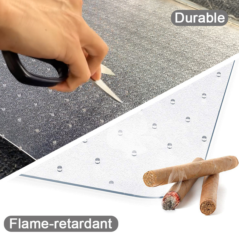 Hot Sale PVC Roll Office Computer Floor carpet splat mat for under high chair Mat