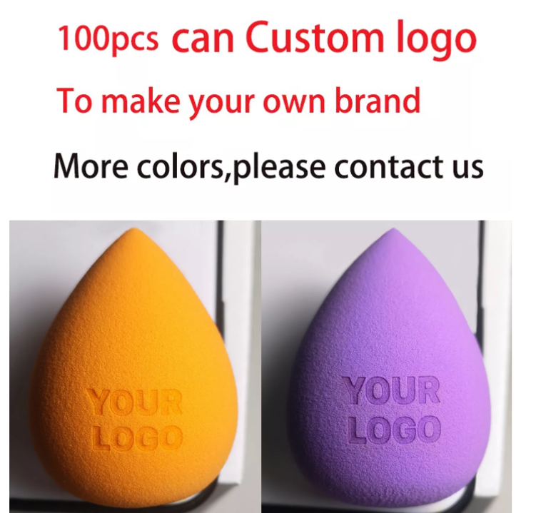 Esponja De Maquillaje Custom Free Logo  Makeup Make Up Blenders  Blending Sponges For Face Makeup Sponge