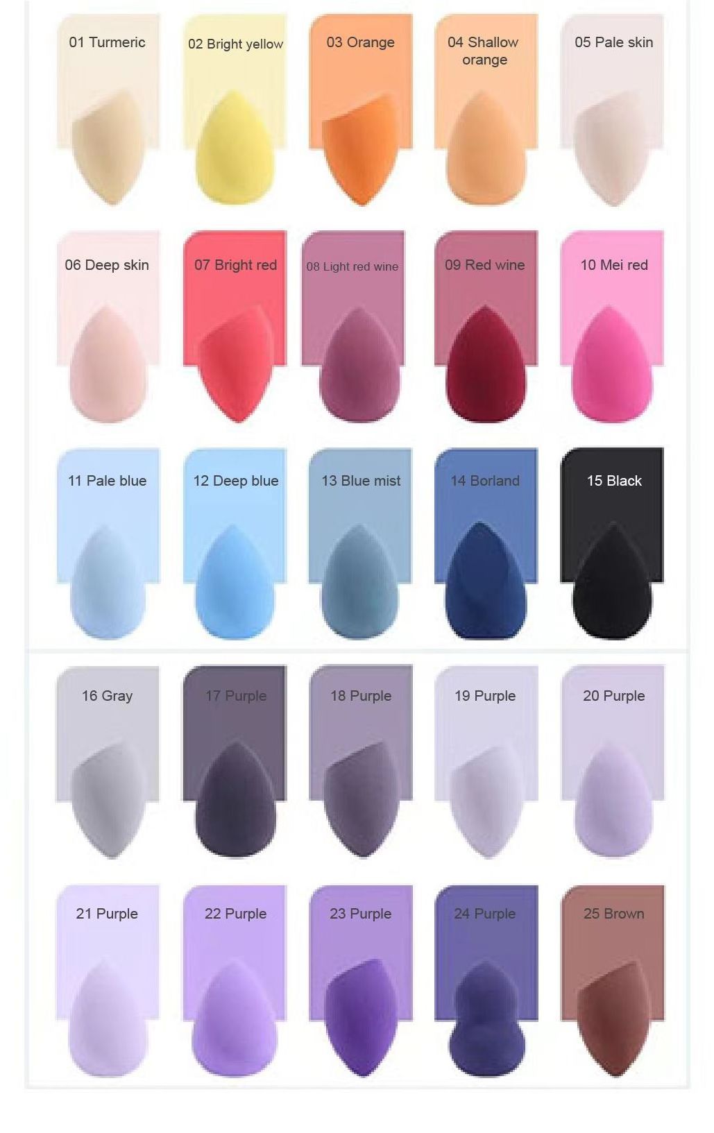 Esponja De Maquillaje Soft Latex Free Makeup Sponge Foundation Waterdrop  Pink Red Beauty Cosmetic Makeup Blender