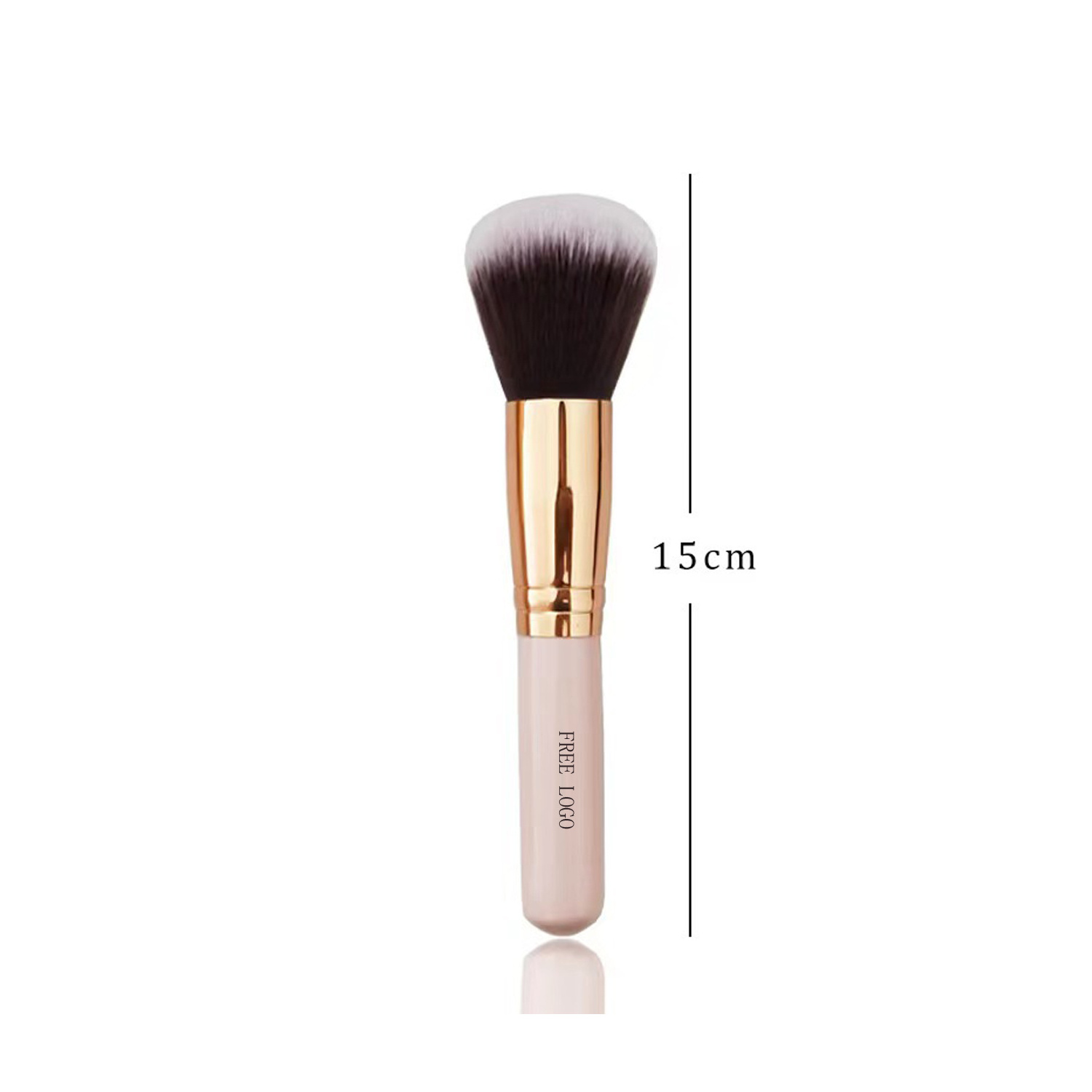 Custom Free Logo Best seller Foundation Makeup brush Flat Top Kabuki Brush for Face