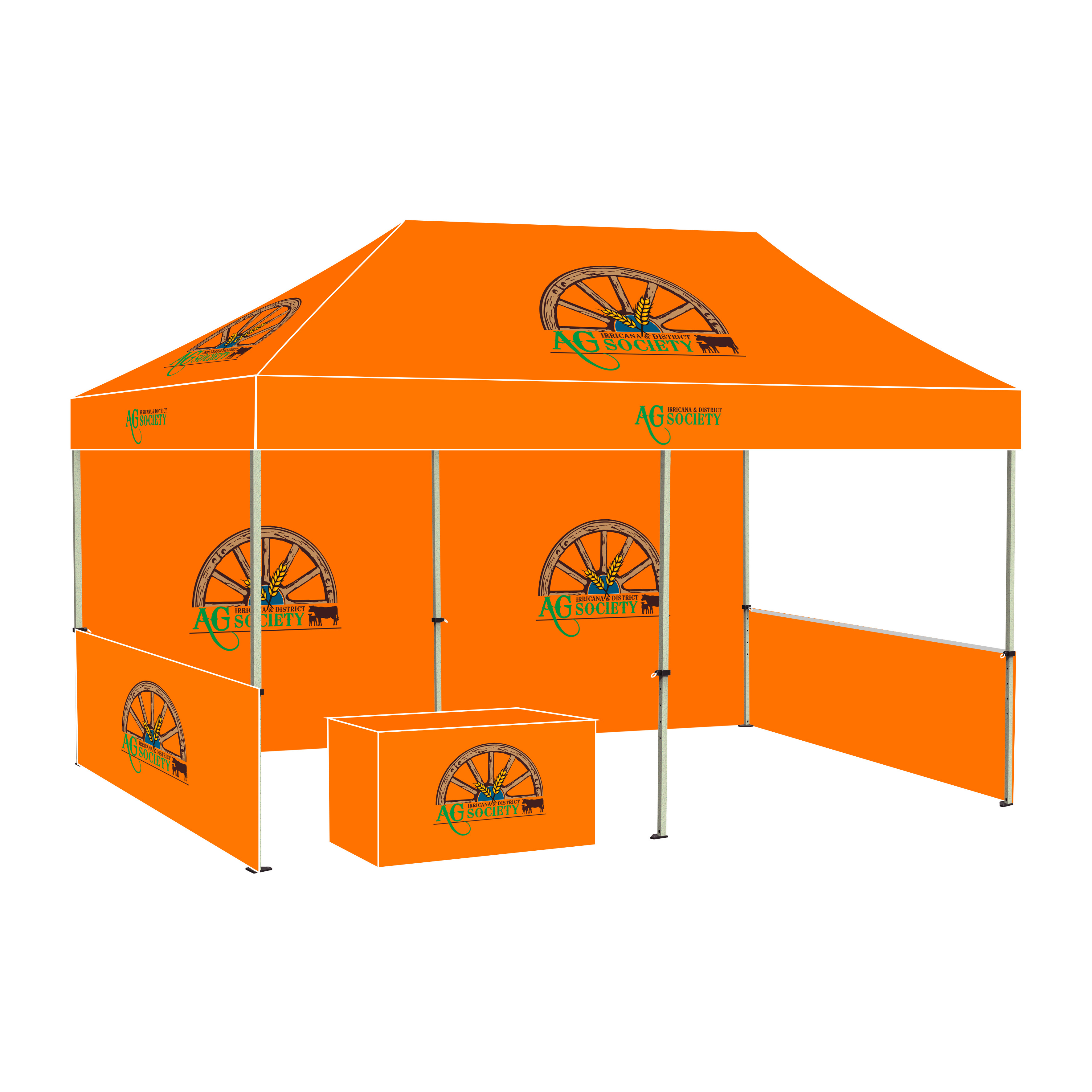 600D polyester 38mm steel 3x6m frame folding pop up custom printed outdoor gazebo tent canopy 20x20 tent heavy duty