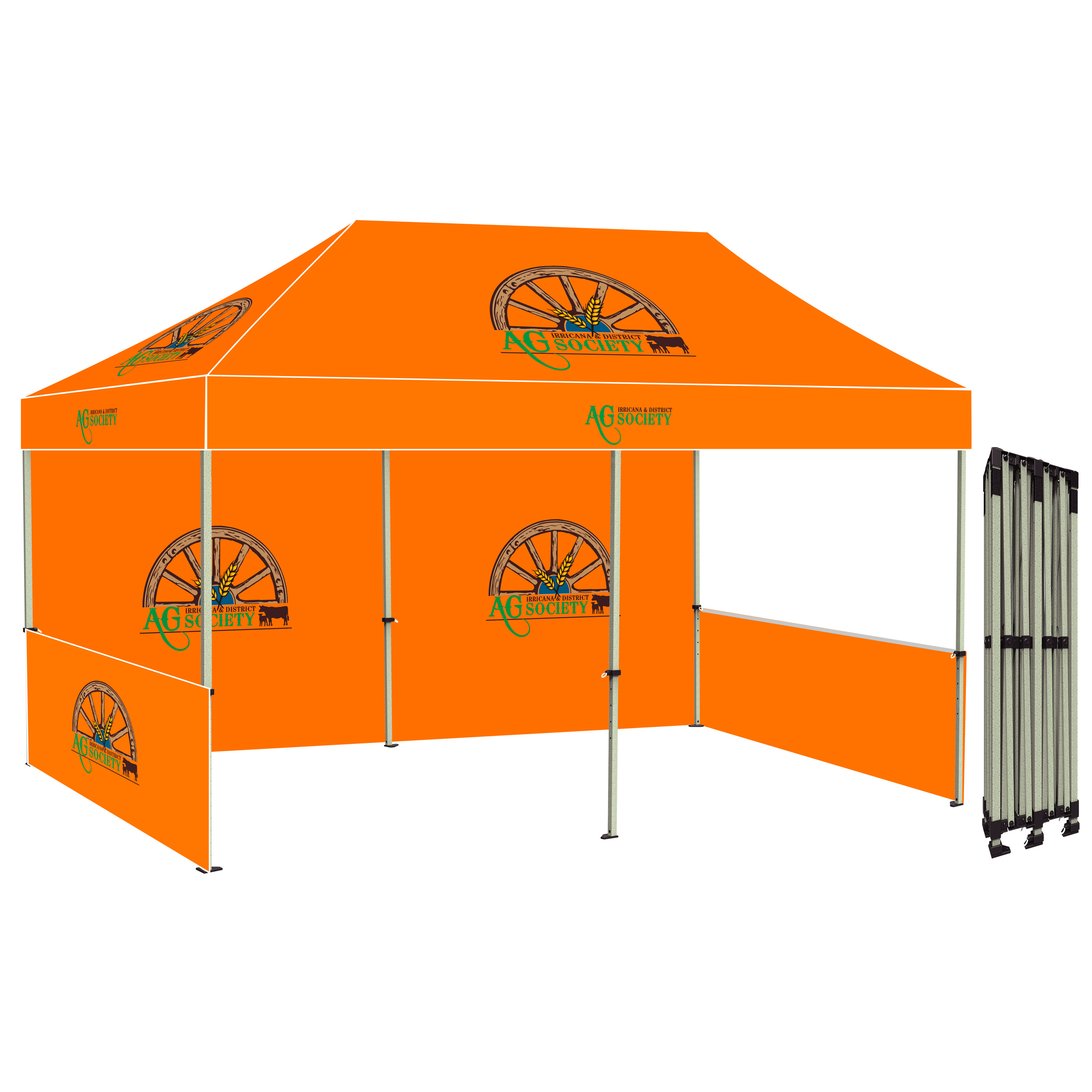 600D polyester 38mm steel 3x6m frame folding pop up custom printed outdoor gazebo tent canopy 20x20 tent heavy duty