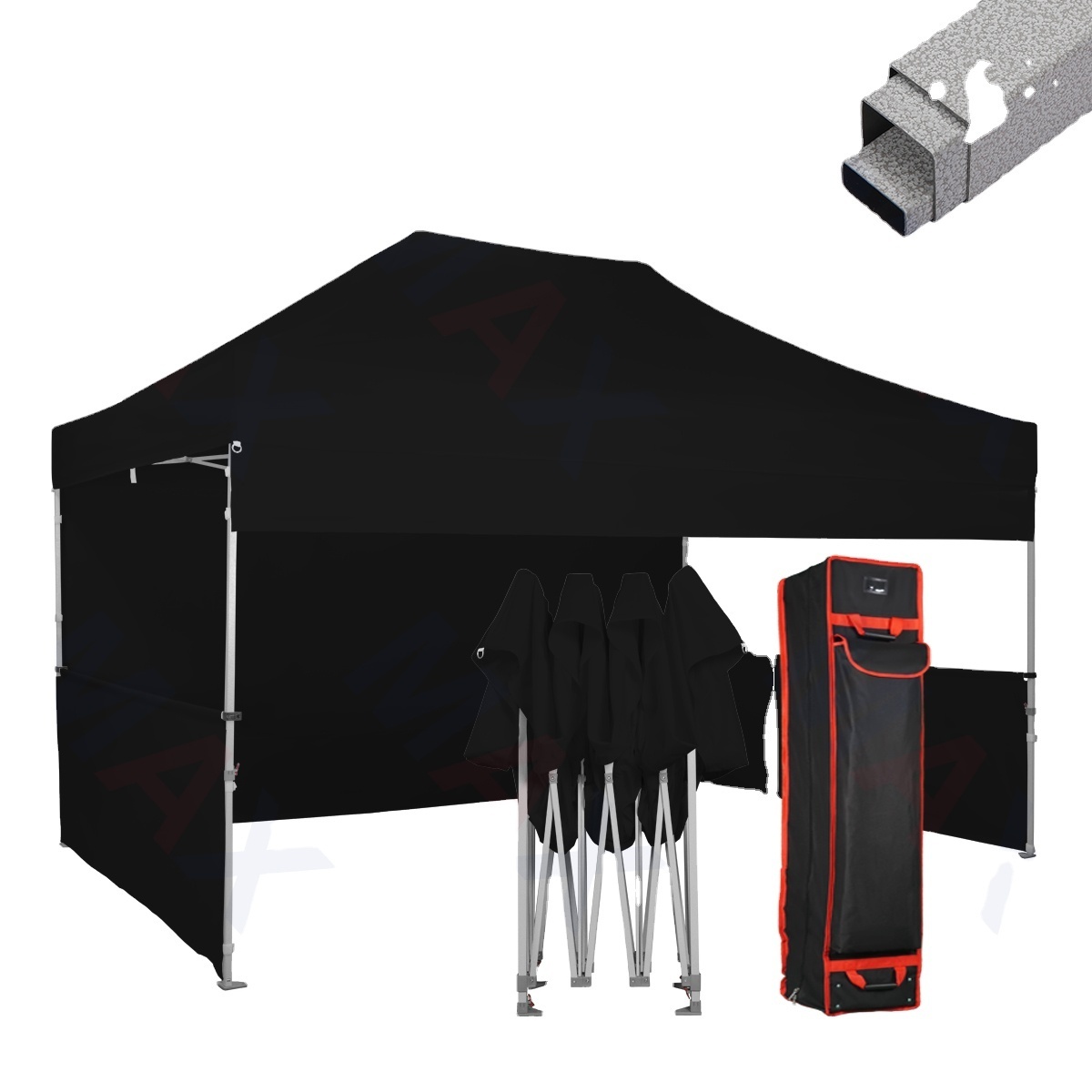 Wholesale Price Durable Waterproof Gazebo Tent 10x15 foot Steel Retractable Pop Up Foldable Canopy For Display