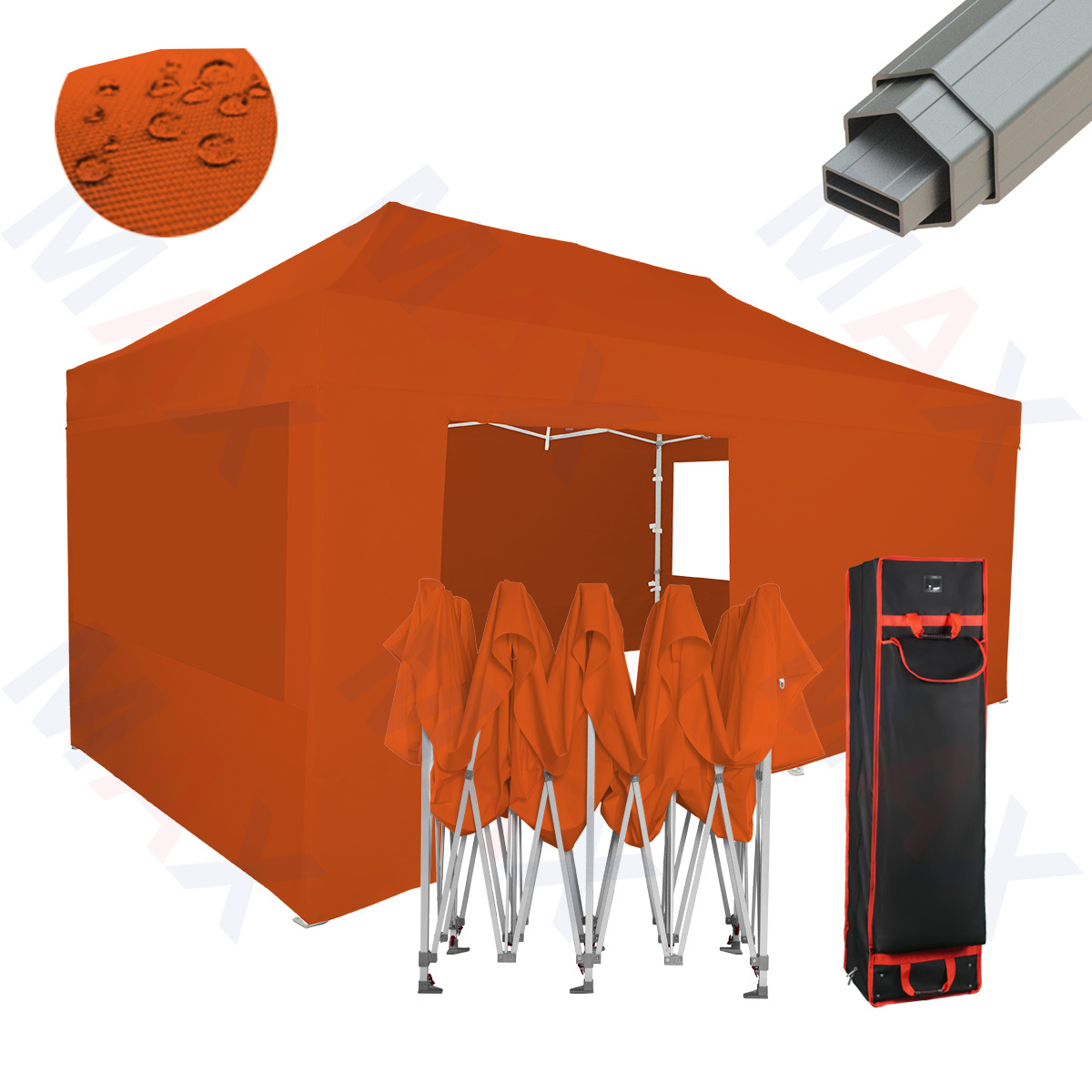 Custom Printed Trade Show Aluminium Exhibition Tents Promotional Marquee Pop Up Tent 10x20 Folding Canopy Tent Gazebo