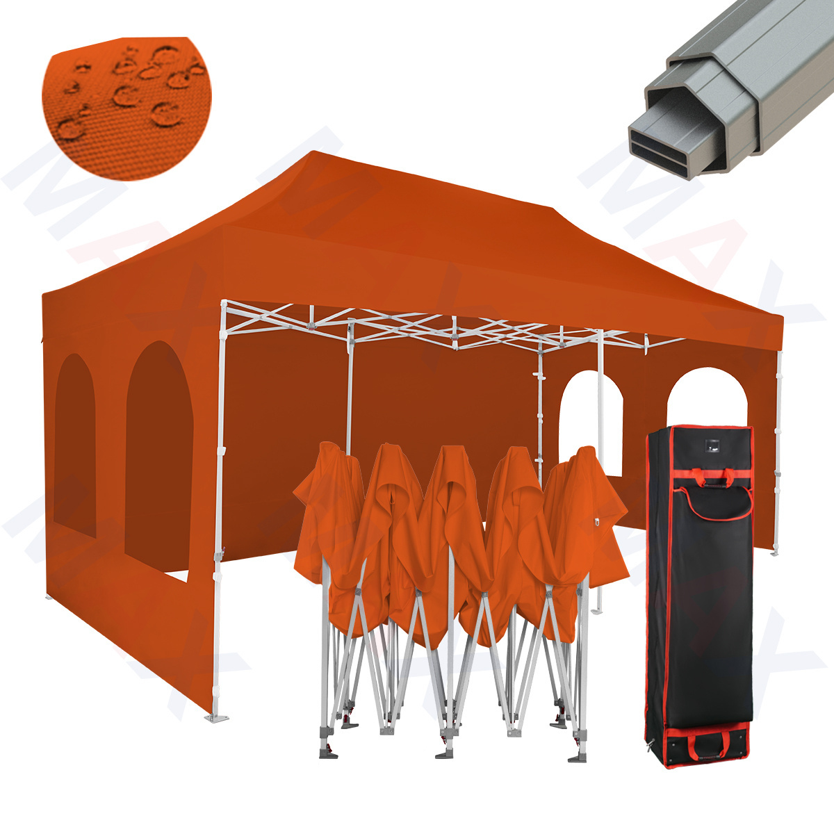 Custom Printed Trade Show Aluminium Exhibition Tents Promotional Marquee Pop Up Tent 10x20 Folding Canopy Tent Gazebo