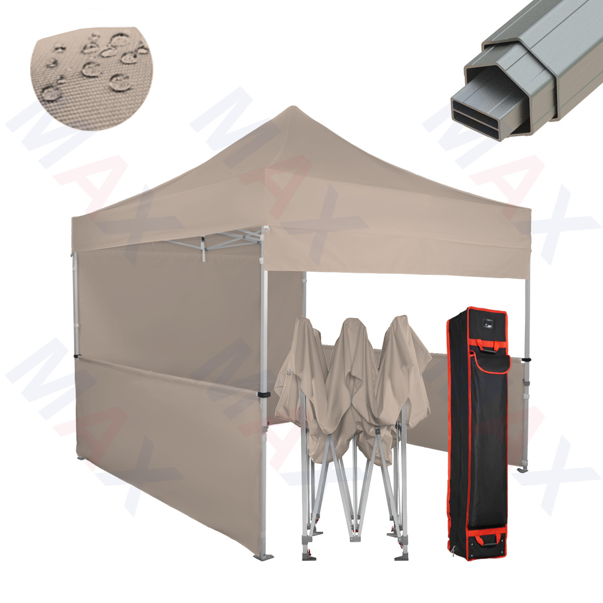 Folding Custom Outdoor Easy Ez Up Event 10x10 3X3 Pop Up Aluminium Awning Marquee Gazebo Canopy Trade Show Tent