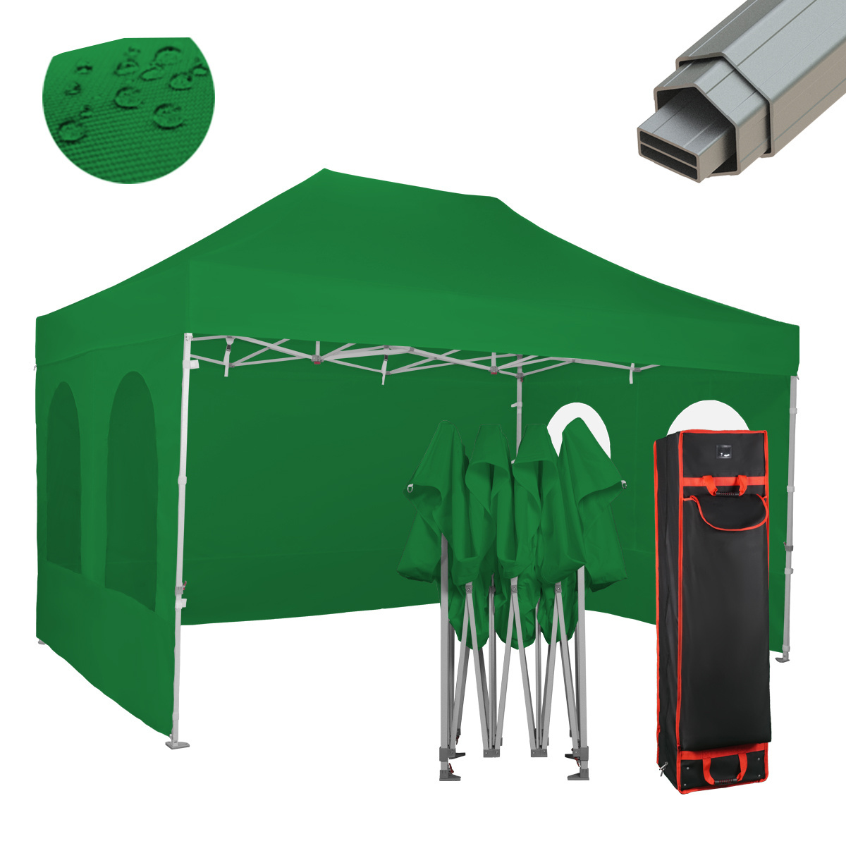 Custom printed waterproof folding tent canopy awning tent 3x6 outdoor 10x20 canopy tent carpa awning