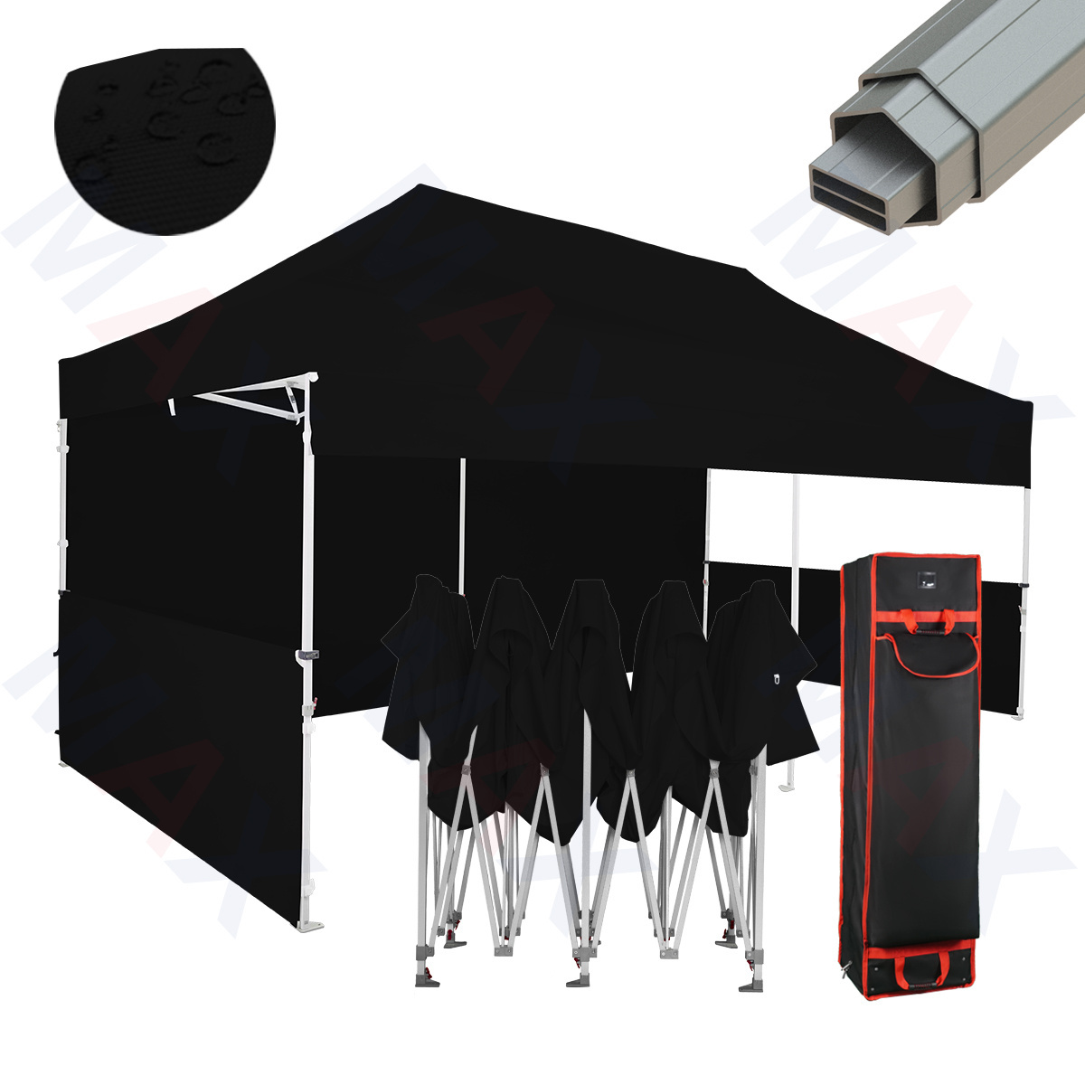 2023 Newest Premium Aluminum Heavy Duty Wind Resistant Canopy Tent 10x20 Removable Walls