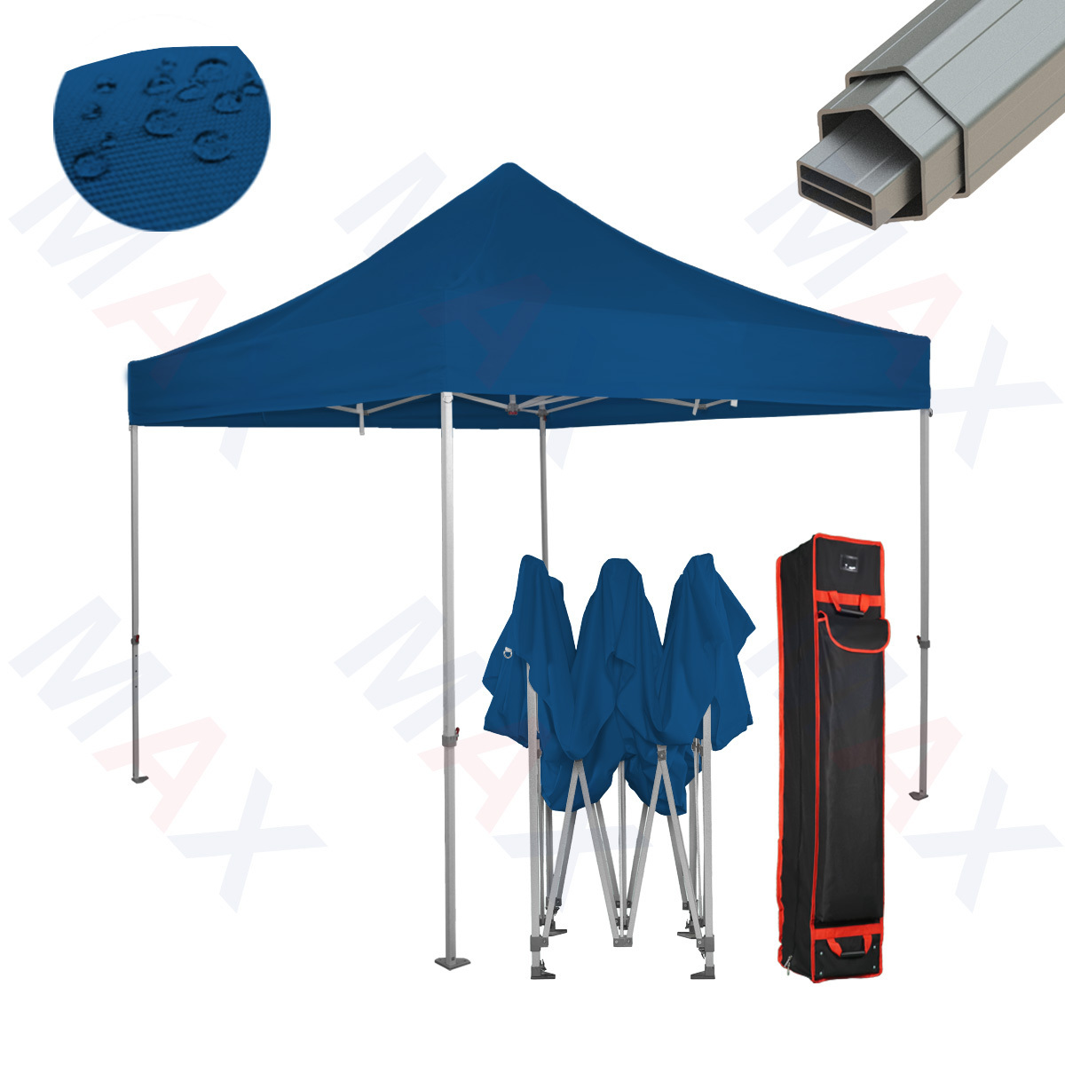 Portable 10x10 10x15 10x20 Heavy Duty Canopy Pop Up folding Gazebo wall Tent With Sidewalls For Outdoor Party Car Parking