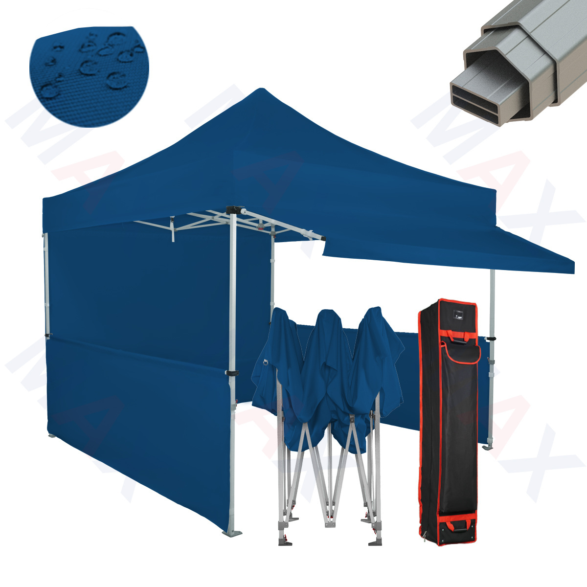 Portable 10x10 10x15 10x20 Heavy Duty Canopy Pop Up folding Gazebo wall Tent With Sidewalls For Outdoor Party Car Parking