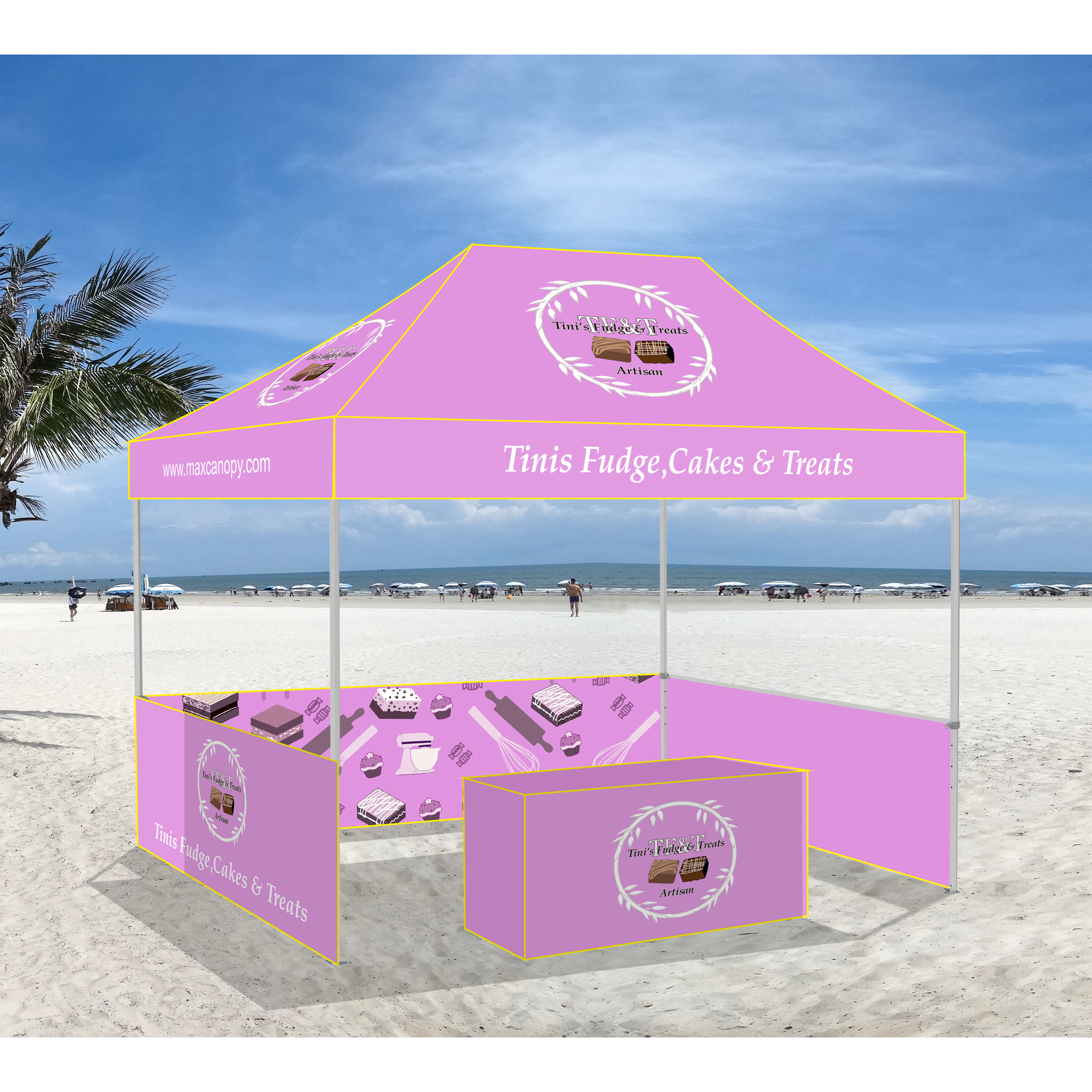 Outdoor tade show 1015 pop up folding aluminium canopy tent custom printed advertising  bus canopy