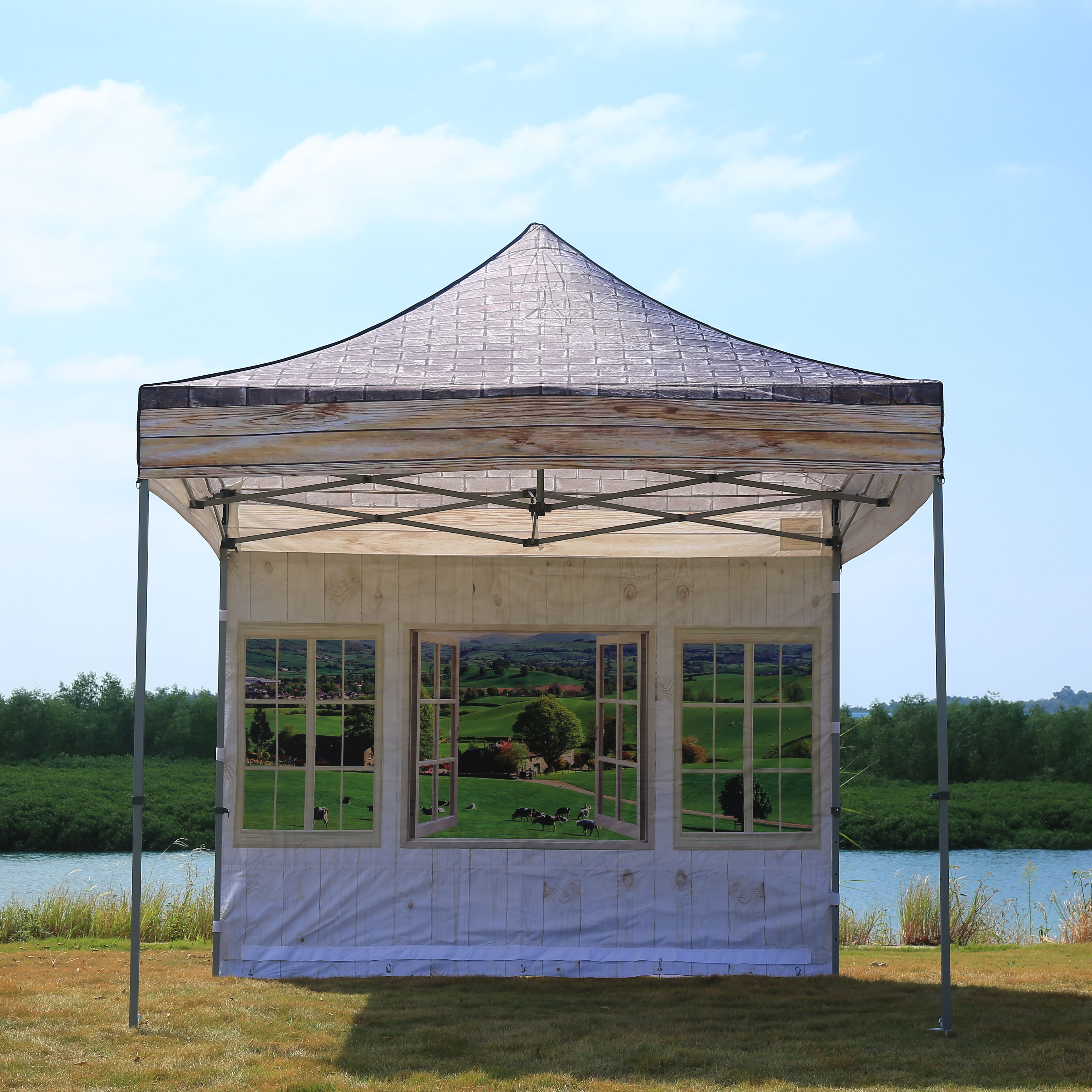 Maxcanopy Custom Printed Folding 10x10 Display Vendor Tents 3x3M Premium Heavy Duty Pop Up Canopy Tents