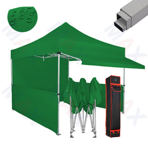 Outdoor classic 1010 steel frame with green railskirt kits  square 32mm specifications good price camping pop up work tent