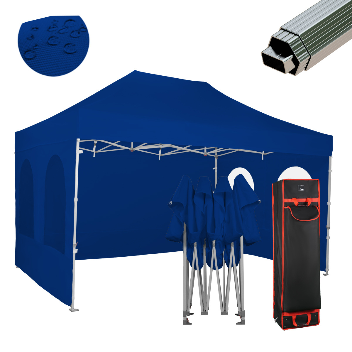 waterproof Exhibition tents Customized 10x15 Canopy folding gazebo popup racing tent with logo