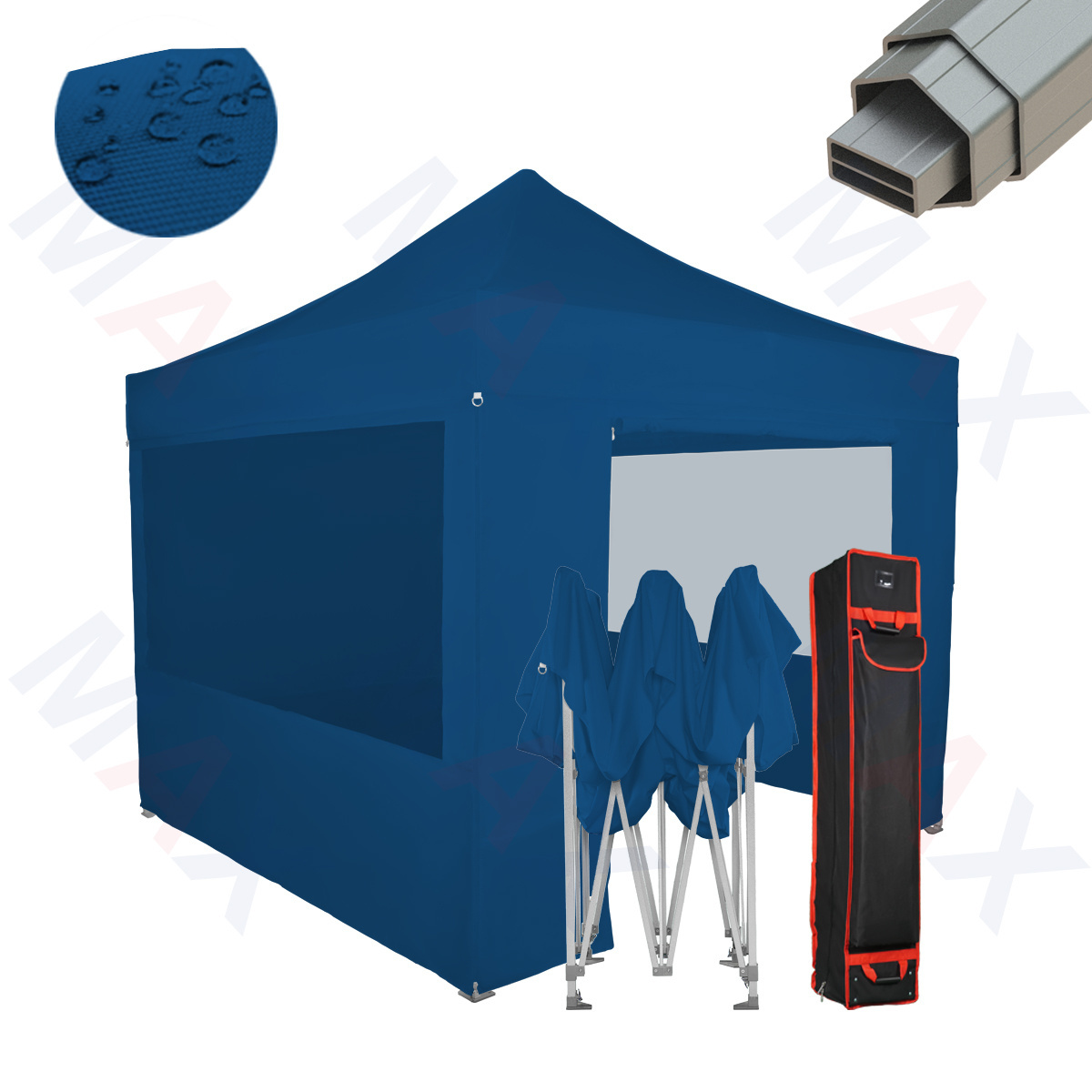 Portable 10x10 10x15 10x20 Heavy Duty Canopy Pop Up folding Gazebo wall Tent With Sidewalls For Outdoor Party Car Parking