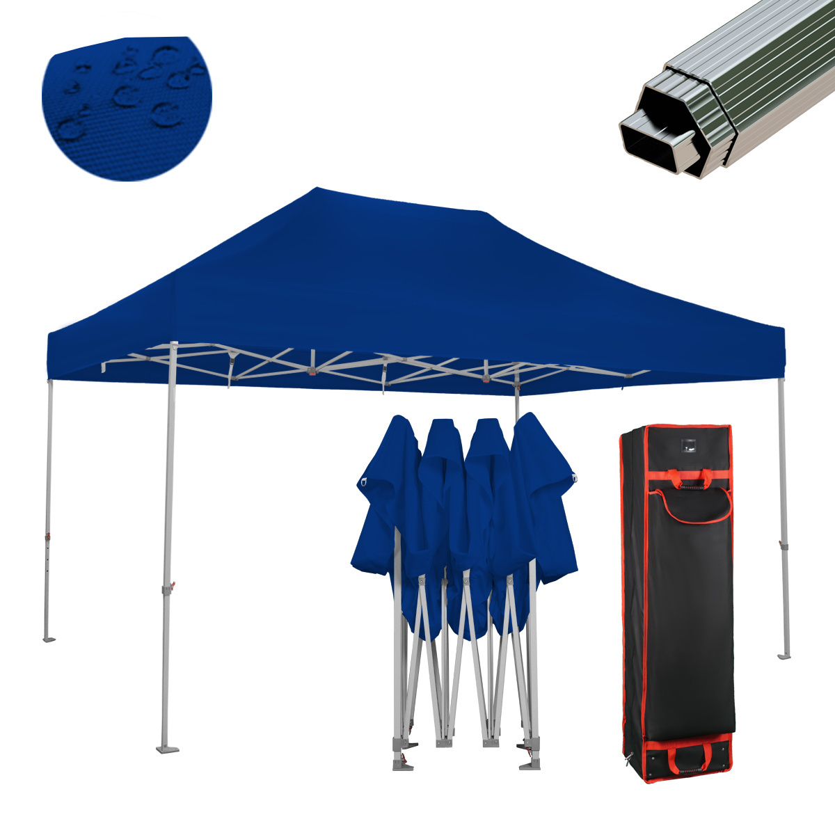 waterproof Exhibition tents Customized 10x15 Canopy folding gazebo popup racing tent with logo