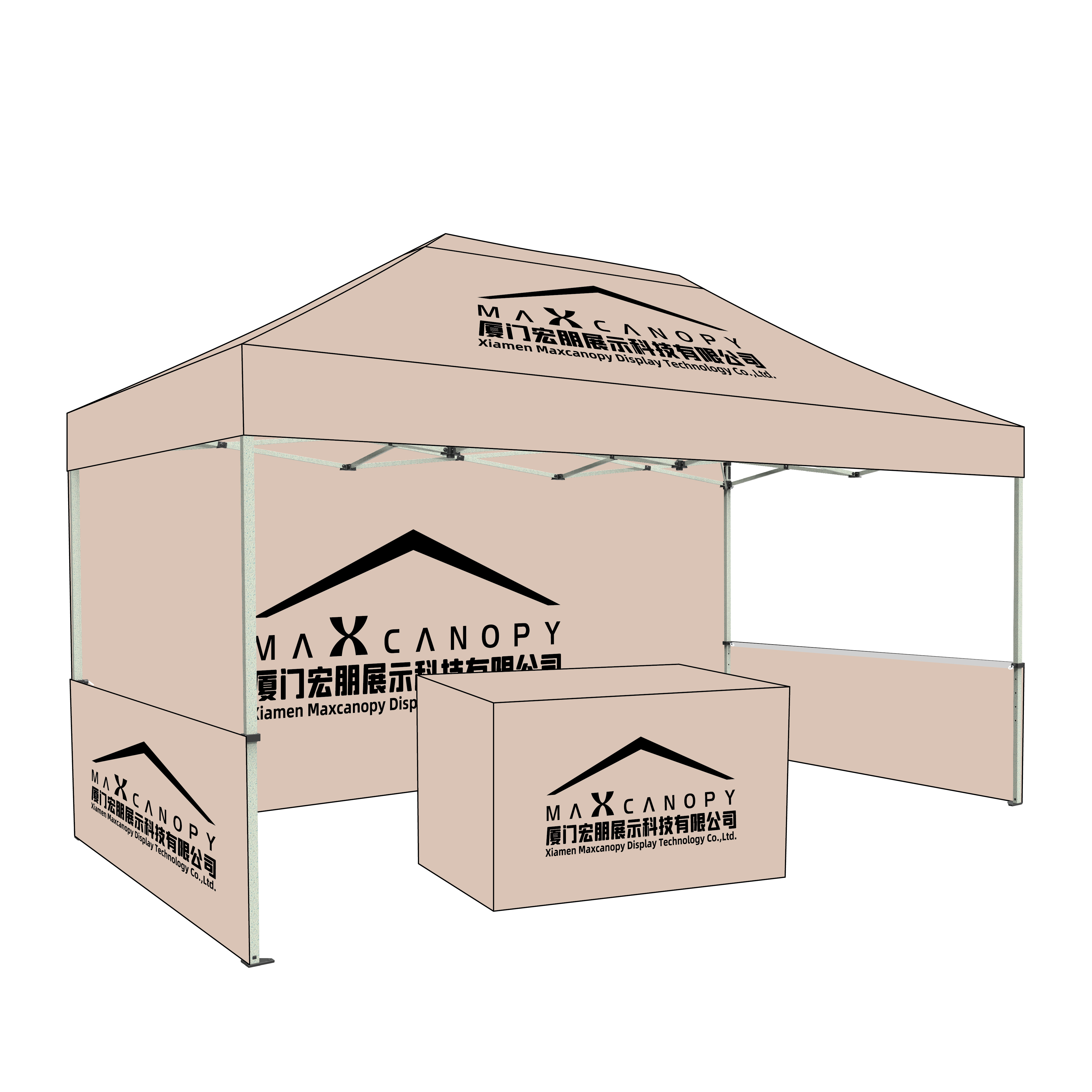 1015 foot 38mm steel canopy frame folding pop up canopy custom printed advertising gazebo tent canopy for beach tent