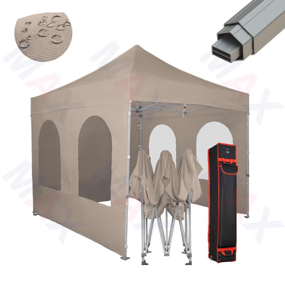 Folding Custom Outdoor Easy Ez Up Event 10x10 3X3 Pop Up Aluminium Awning Marquee Gazebo Canopy Trade Show Tent