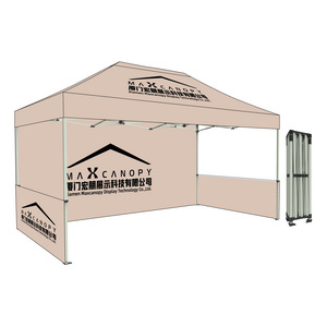 1015 foot 38mm steel canopy frame folding pop up canopy custom printed advertising gazebo tent canopy for beach tent