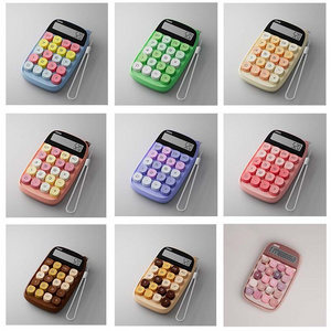 New Design Factory Supply Original 12 Digit Calculator Dual Power Desk Cheap AAA Battery Desktop Office Calculator