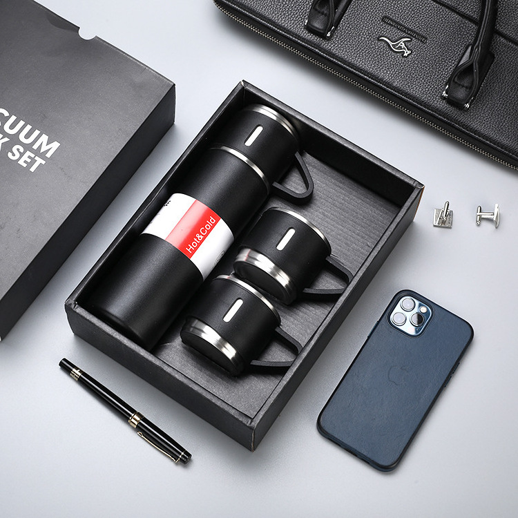 500ML Custom High-end Business Gift Set Company Gift Event Stainless Steel Thermos Cup Set