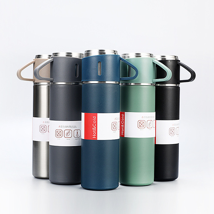 500ML Custom High-end Business Gift Set Company Gift Event Stainless Steel Thermos Cup Set