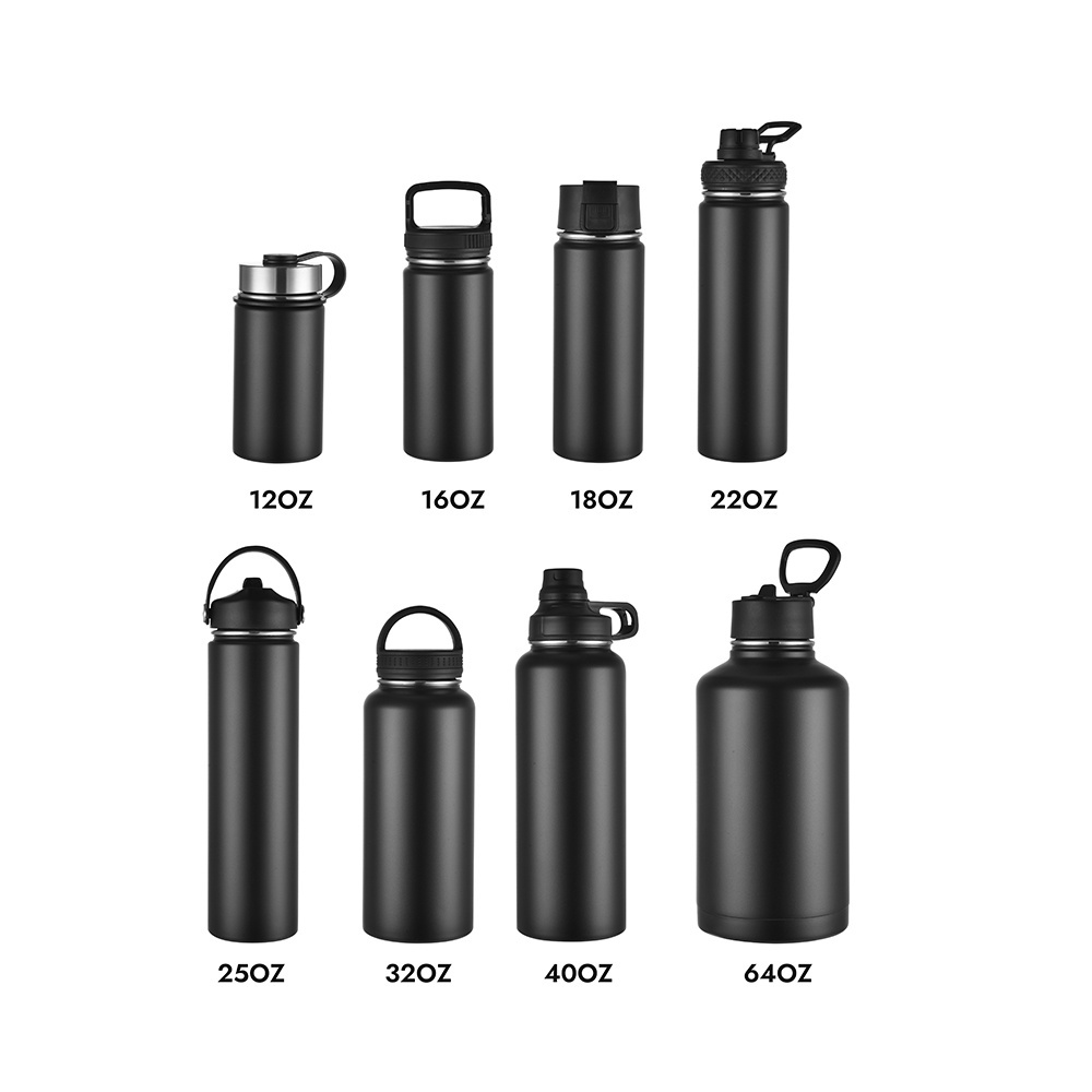 Custom Logo 12-64 Oz bouteille deau Seal Sports Sublimation Insulated Stainless Steel Thermos cup Vacuum Flasks Water Bottle