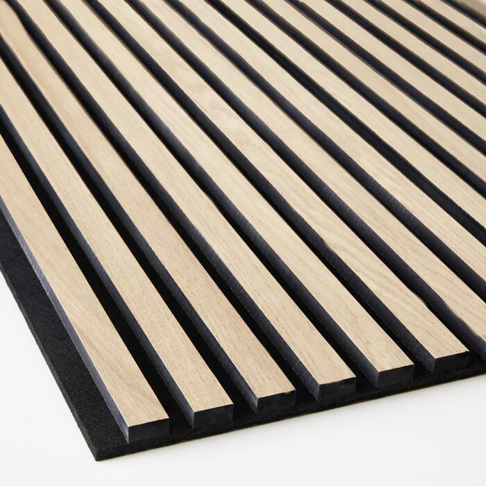 Manufacturer HOME decorative Timber Interior Slatted Wood Cladding Decoration Wainscoting Wall acoustic Panels