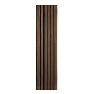 luxury wall designs wood composited PET HDF slat acoustic panel for gaming room audio room indoor soundproof treatment