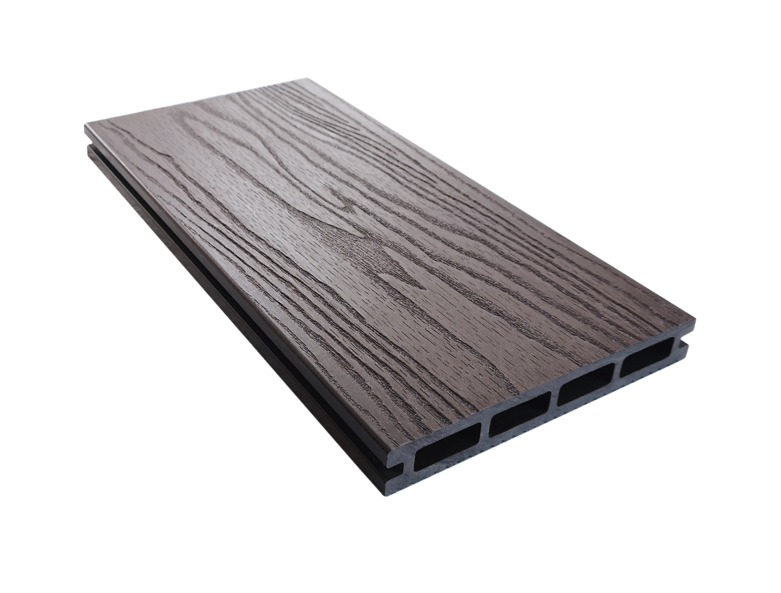 Hollow 3D Embossed 1.5 Generation Outdoor Wood Plastic Composite Decking