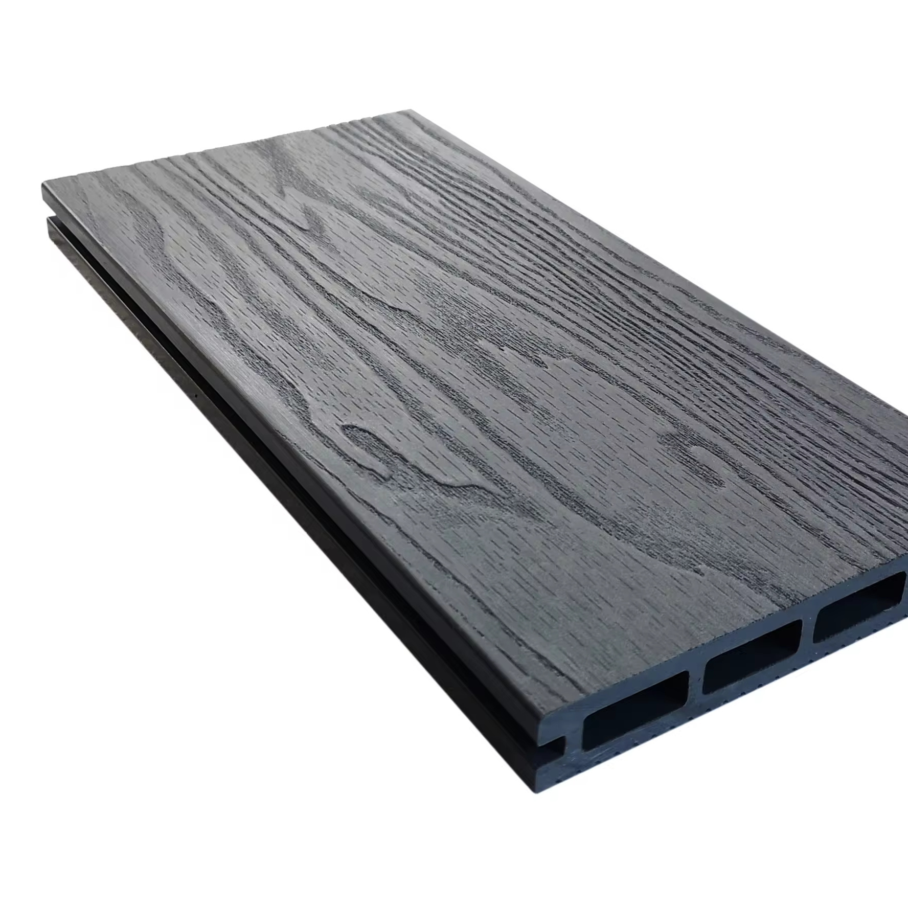 Hollow 3D Embossed 1.5 Generation Outdoor Wood Plastic Composite Decking