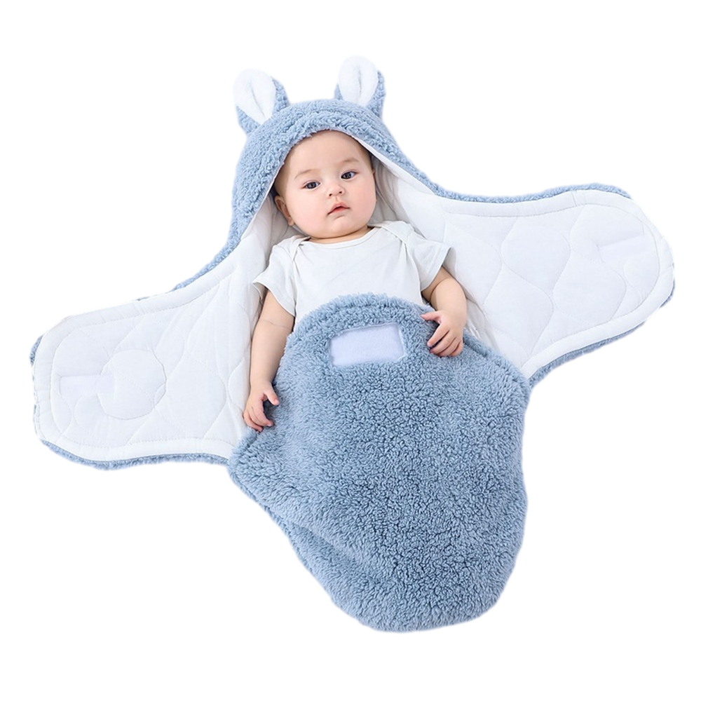 Infant Products Newborn Sleep Sack Soft Rabbit Shaped Plush Baby Sleeping Bag Stroller Wrap