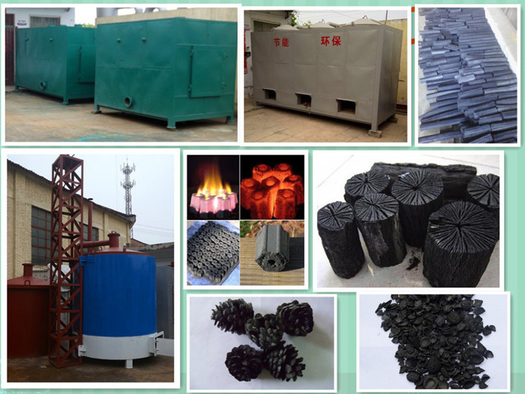 Industrial smokeless sawdust charcoal retort kiln for sale wood charcoal kiln carbonization furnace