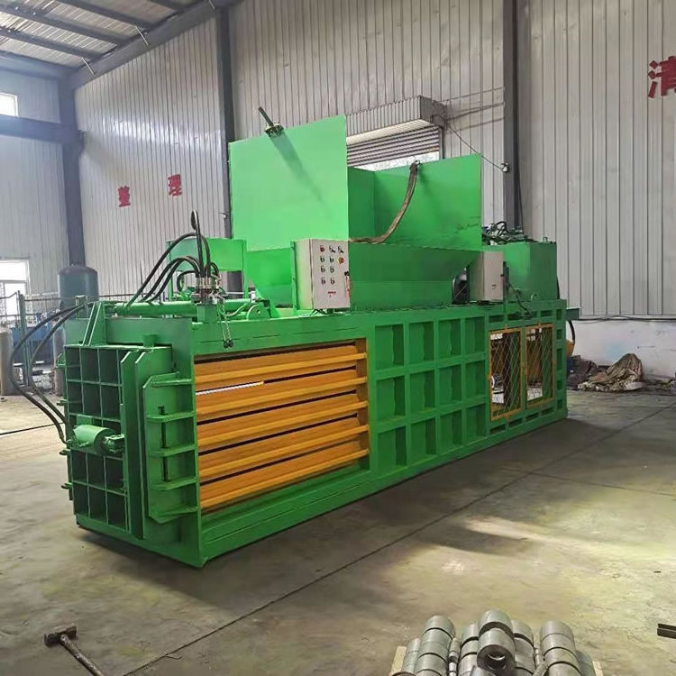 waste carton plastic baler for used clothing small horizontal baler pine straw silage alfalfa baler machine for sale