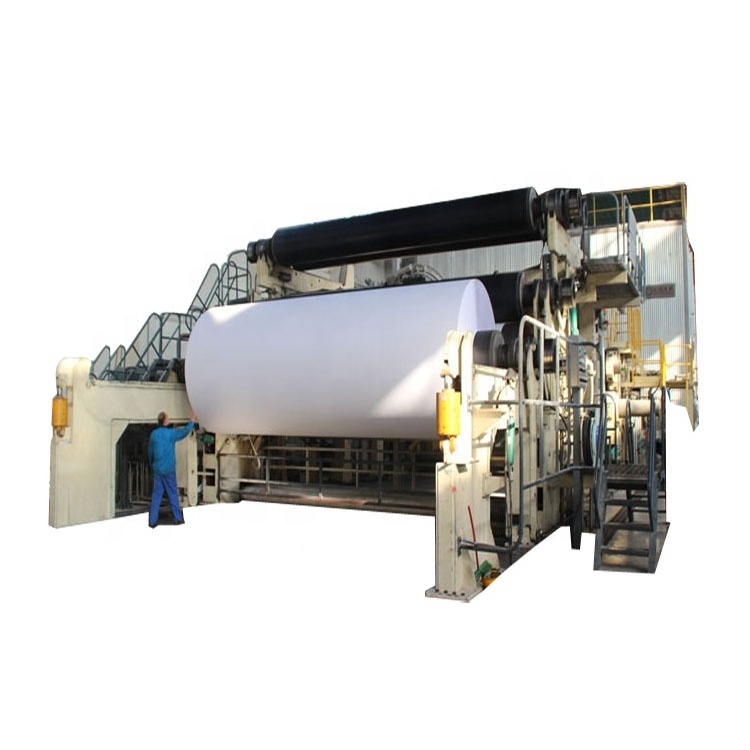 Jumbo tissue paper roll making machine waste paper recycle machinery toilet tissue paper making machine production line