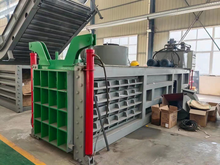 small horizontal pine straw hydraulic cardboard baler machine price silage alfalfa hay baler