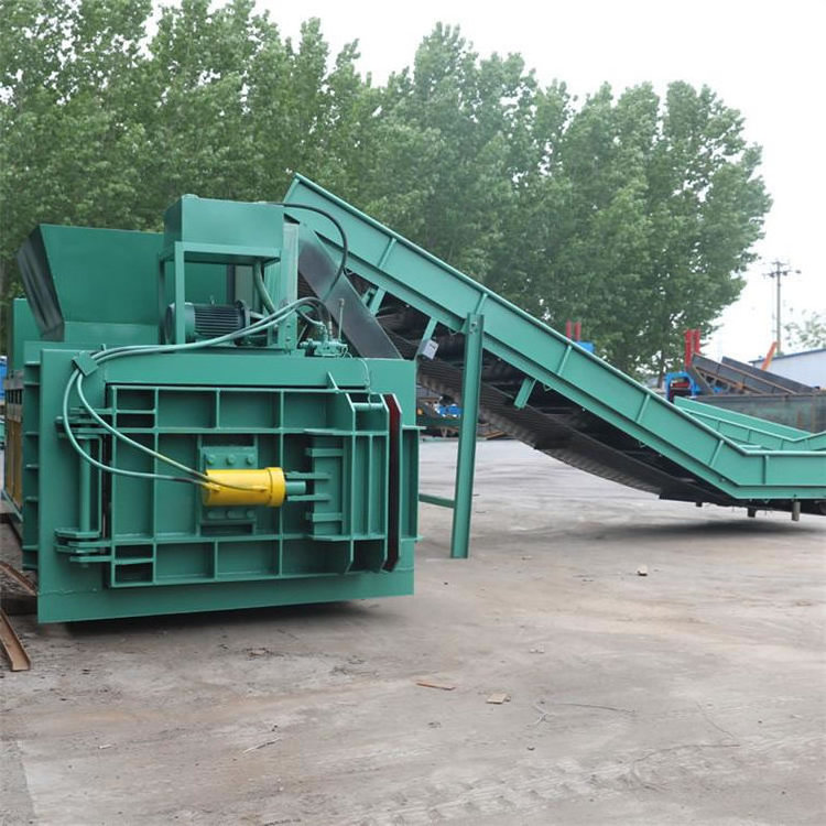 waste carton plastic baler for used clothing small horizontal baler pine straw silage alfalfa baler machine for sale