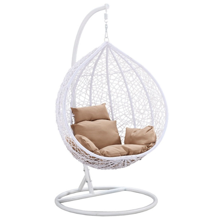 Outdoor Hanging Egg Chair Swing With Stand Garden Furniture