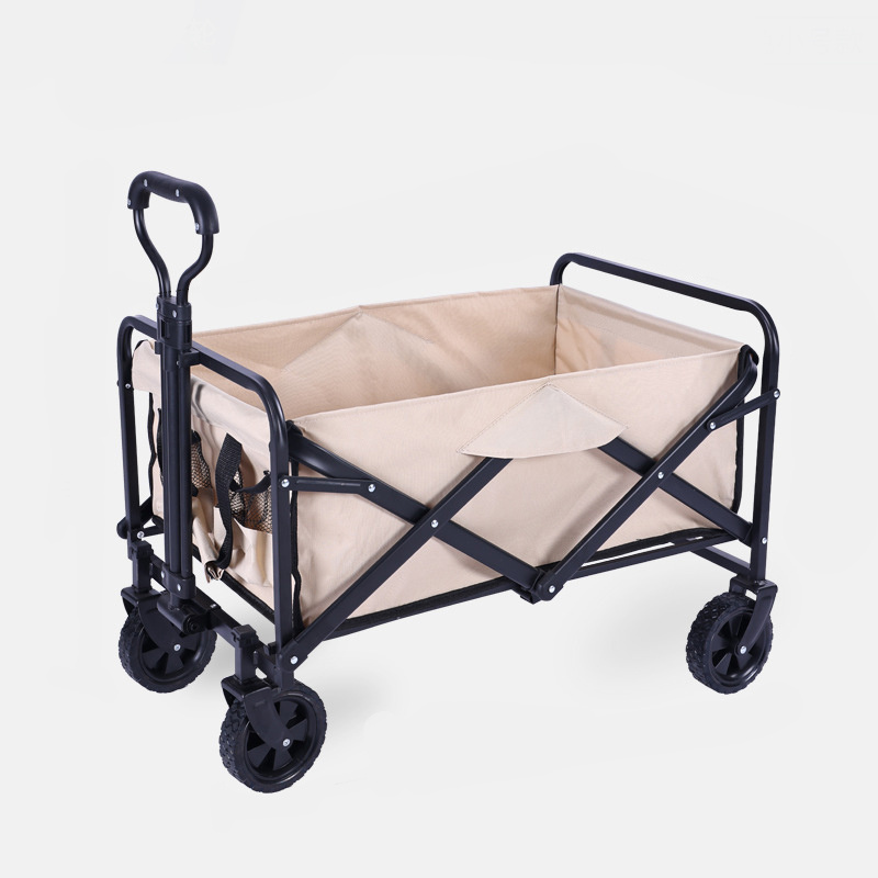 Steel Frame outdoor garden camping foldable cart wagon