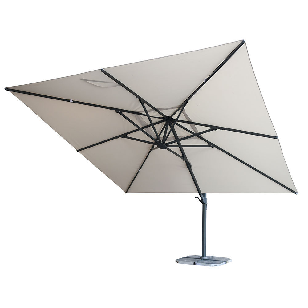 Mefo Garden Sombrilla Quitasol Diameter 4m Square Patio Umbrella 8 Ribs Patio Outdoor Umbrella For Beach Hotel Or Garden