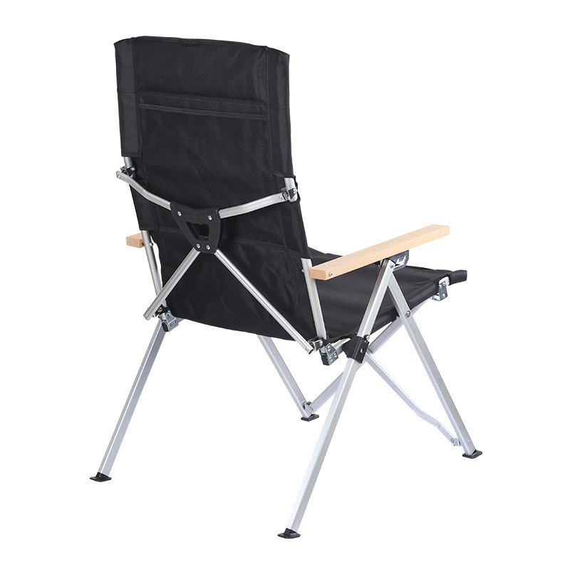 High Quality Outdoor Lightweight Retro Chair Reclining Patio Folding Camping Beach Chair