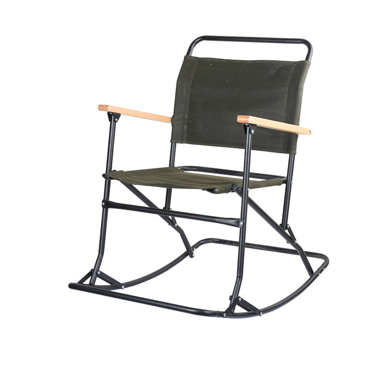 Hot Sale New Leisure Armrest Patio Folding Camping Beach Rocking Chair