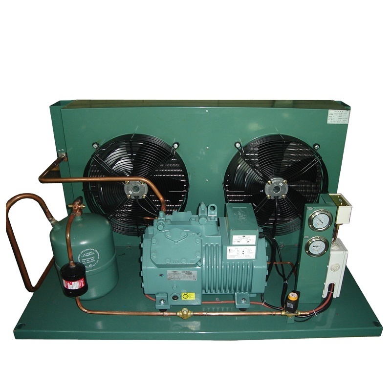 Semi-Hermetic Condensing Unit Power Refrigeration Compressor Automatic R410A  Freezer Cold Storage Room Freezer  Condensing Unit